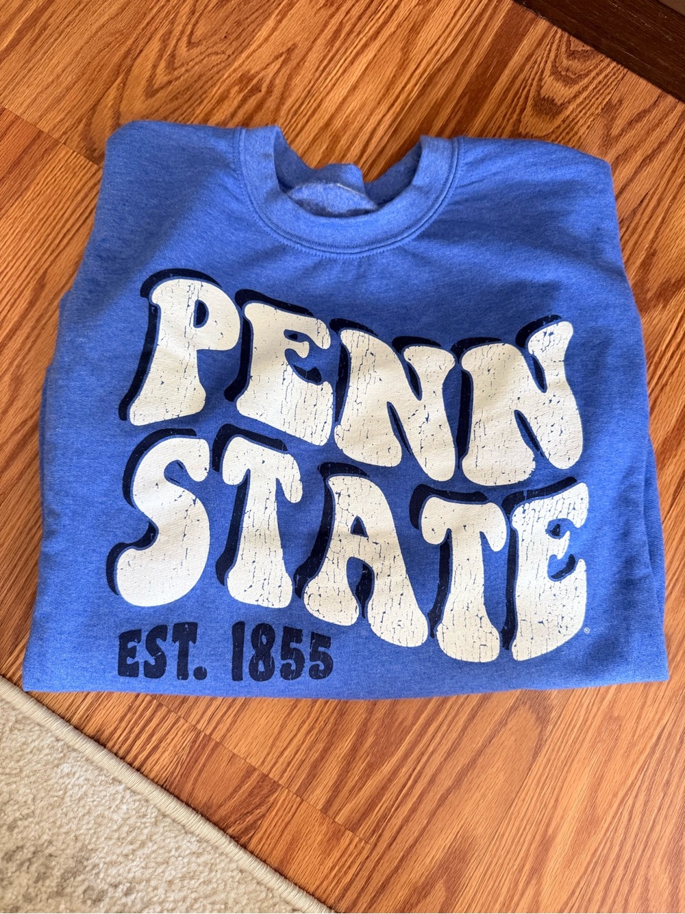 Penn State Blue Graphic Sweatshirt